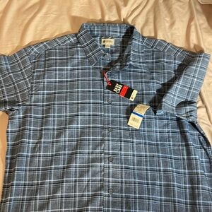 Plaid camp shirt
